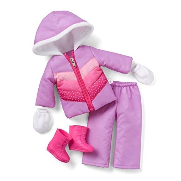 The Frosty Fun Outfit Snowsuit WellieWishers 14.5in Doll American Girl Winter - Picture 1 of 3